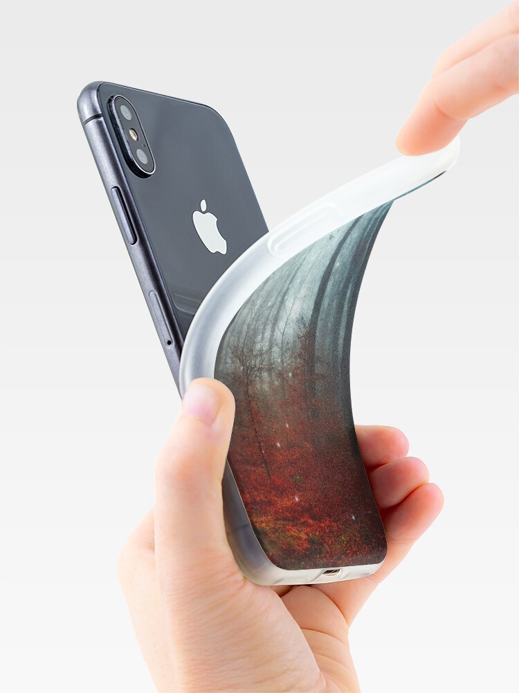 Alternate view of substance - enchanted forest iPhone Case