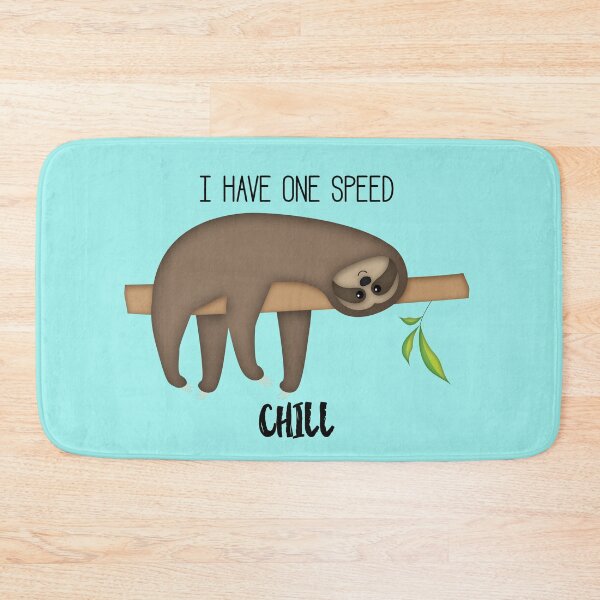 Item preview, Cute Sloth I Have One Speed - Chill Design  designed and sold by Claudia Harbaugh.