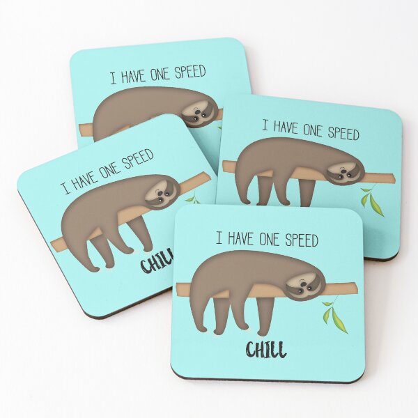 Item preview, Cute Sloth I Have One Speed - Chill Design  designed and sold by Claudia Harbaugh.