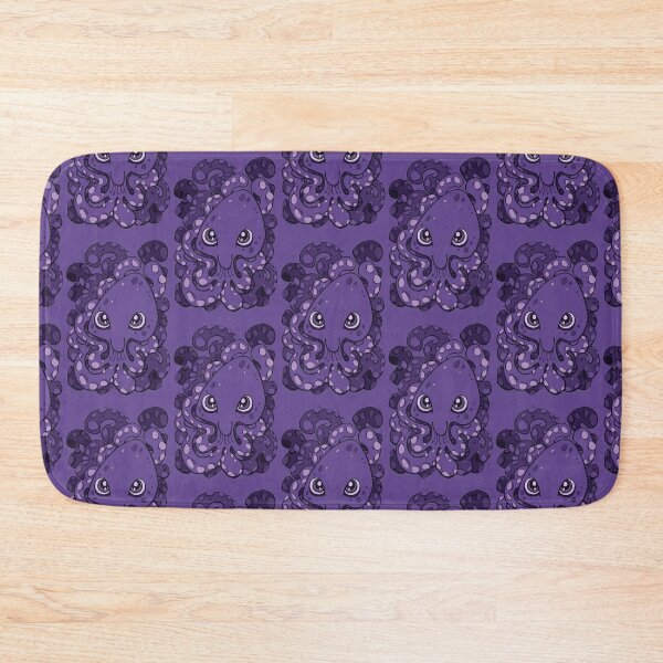 Item preview, Happy Octopus Squid Kraken Cthulhu Sea Creature - Ultra Violet Purple designed and sold by bignose1977.