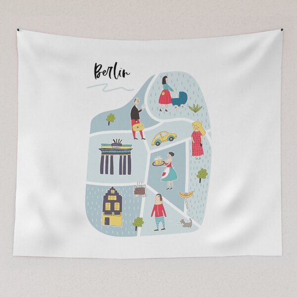 Item preview, Berlin Map designed and sold by All-Streets.