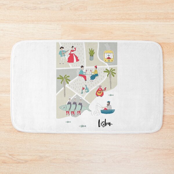 Item preview, Lisbon Map designed and sold by All-Streets.