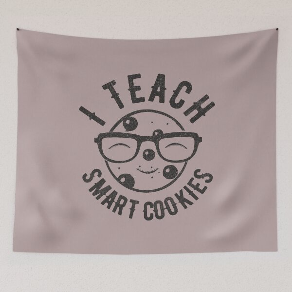 Item preview, I teach smart cookies funny pre k or elementary school teacher sayings  designed and sold by alenaz.