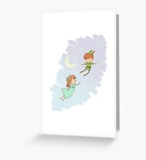 Peter and Wendy Greeting Card