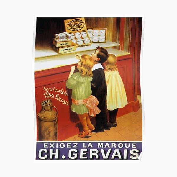 Chocolate Chocolat Nestle Candy Bird Girl Vintage Poster Reproduction FREE S//H