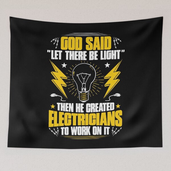 Item preview, Electrician Sparky Electrical Worker Electronics designed and sold by Krautshirts.