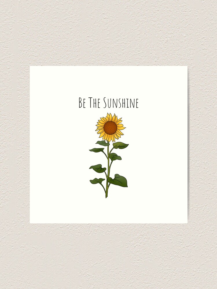 Alternate view of Be The Sunshine - Small Art Print