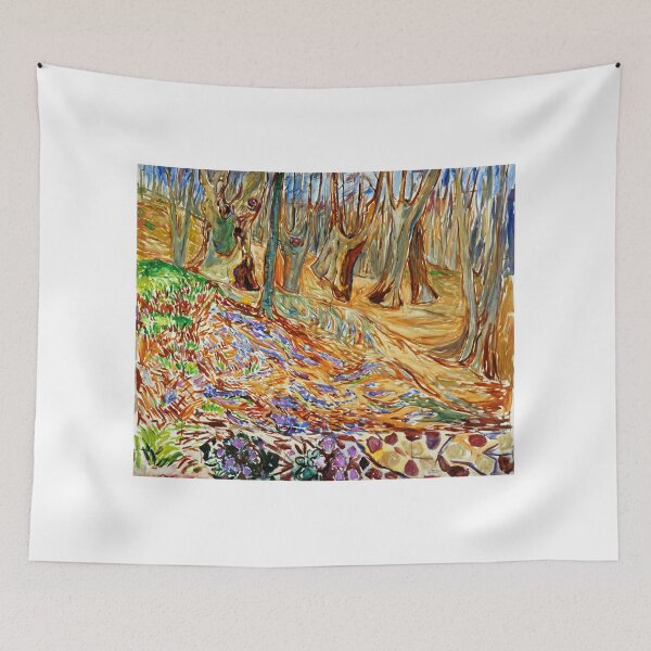 Item preview, Edvard Munch -  Spring in the Elm Forest designed and sold by vakashop.