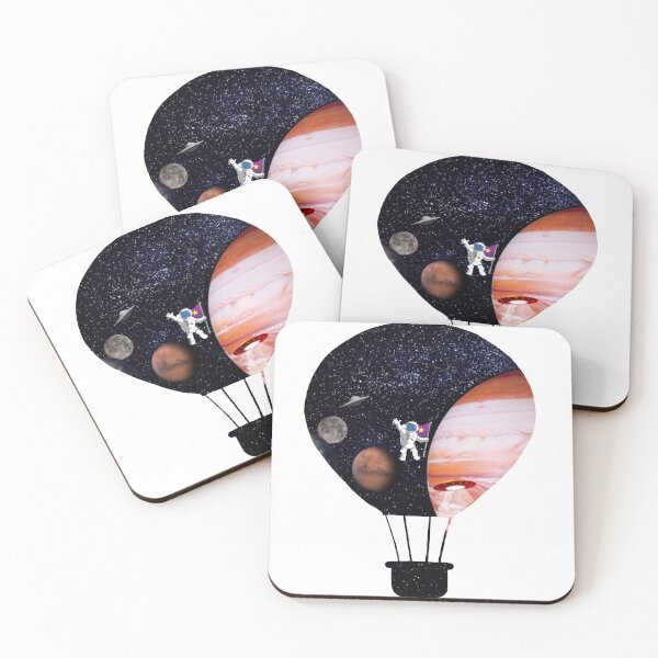Item preview, A hot air balloon with Planete and Astronaute idea designed and sold by PDAG.