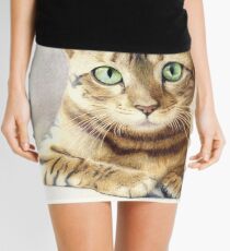 Minifalda Dibujo del gato de Bengala