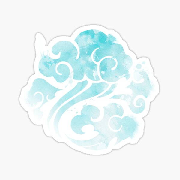 The Gusu Lan Sect in Watercolor Style Sticker