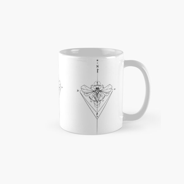 Diamond Bee for Light Background Classic Mug