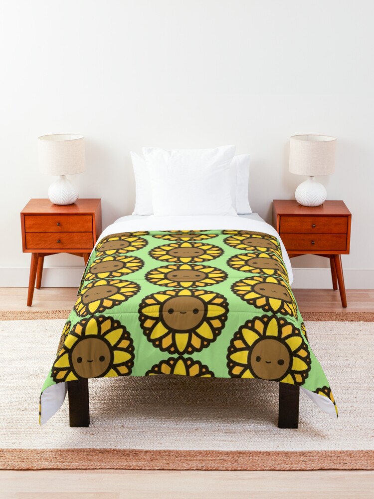 Alternate view of Cute sunflower Comforter