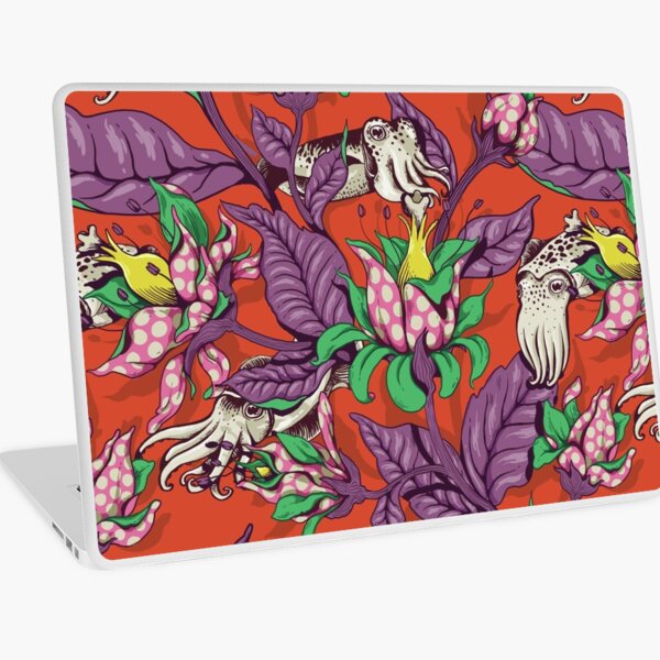 The Sea Garden - retro pop Laptop Skin