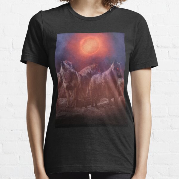 Wolf Pack Red Moon Essential T-Shirt