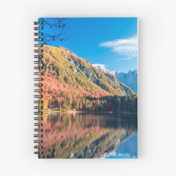 Item preview, Colorful autumn foliage at the alpine lake designed and sold by zakaz86.