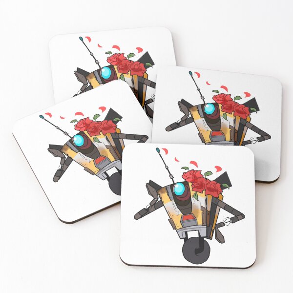 Borderlands Claptrap Coasters (Set of 4)