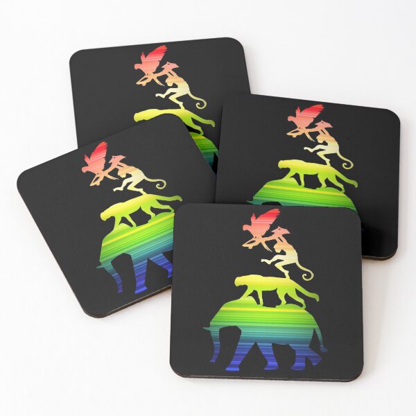 Item preview, jungle animals black designed and sold by Raeolus.