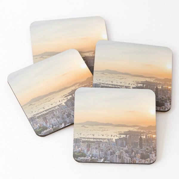 Item preview, Sunset of Victoria Harbor designed and sold by Gorma Kuma.