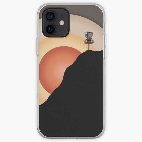 Sunset Disc Golf Basket iPhone Soft Case