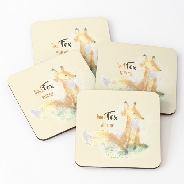 Item preview, don't fox with me designed and sold by studioMoSa.