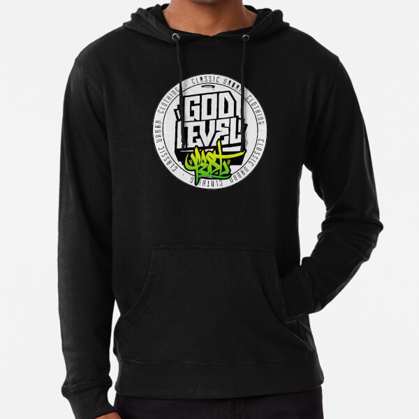 God Level Fest con Fondo. GODLEVELFEST Sudadera ligera con capucha