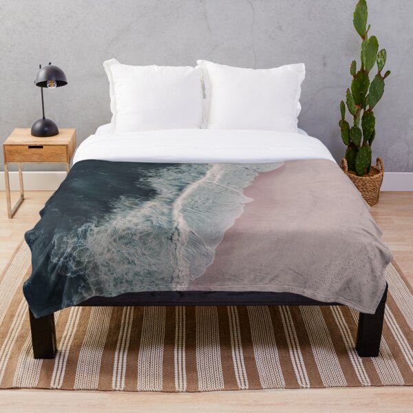 Sands of Cameo Pink Throw Blanket