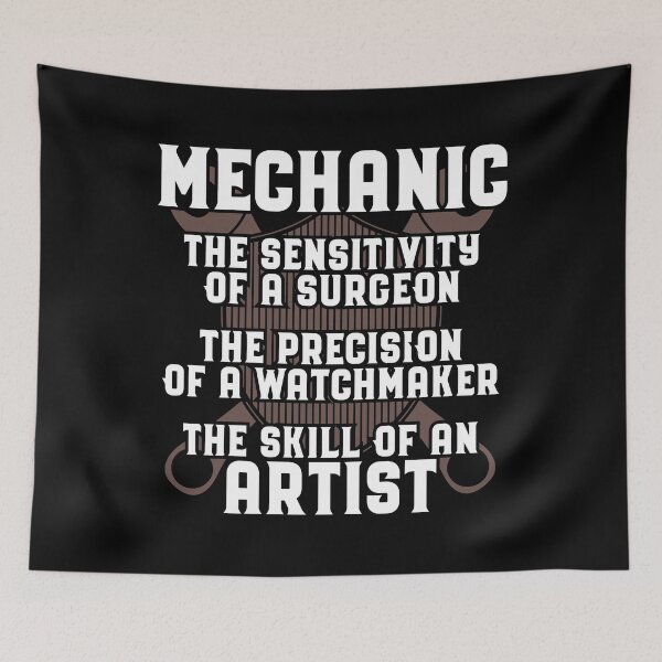 Item preview, Mechanic/Craftsman/Artist/Precision/Gift/Present designed and sold by Krautshirts.