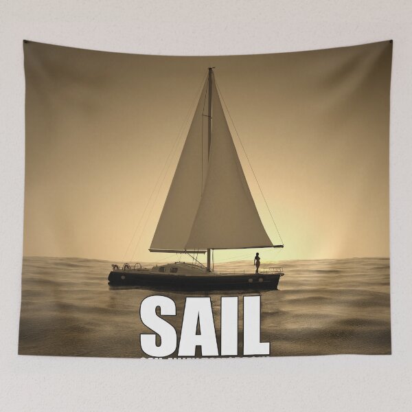 Item preview, Summer sail ⛵️ Sail away tomorrow designed and sold by Andy Renard.