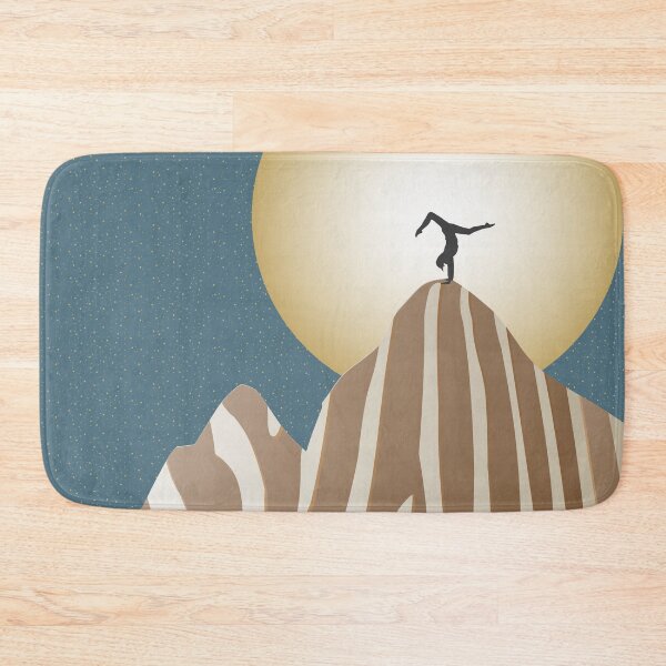 Item preview, Moonlight Yoga over the Zebra Mountain designed and sold by QueenieLamb.