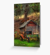 Old Fords never die, they just become picturesque Greeting Card