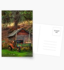 Old Fords never die, they just become picturesque Postcards