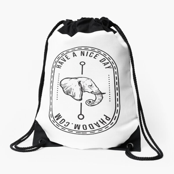 Have a nice day Tee Drawstring Bag