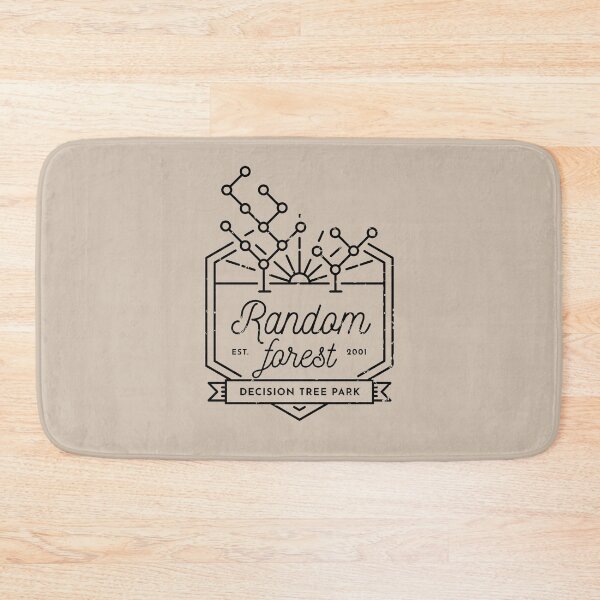 Item preview,  Random forest (Black lines) designed and sold by visualizards.