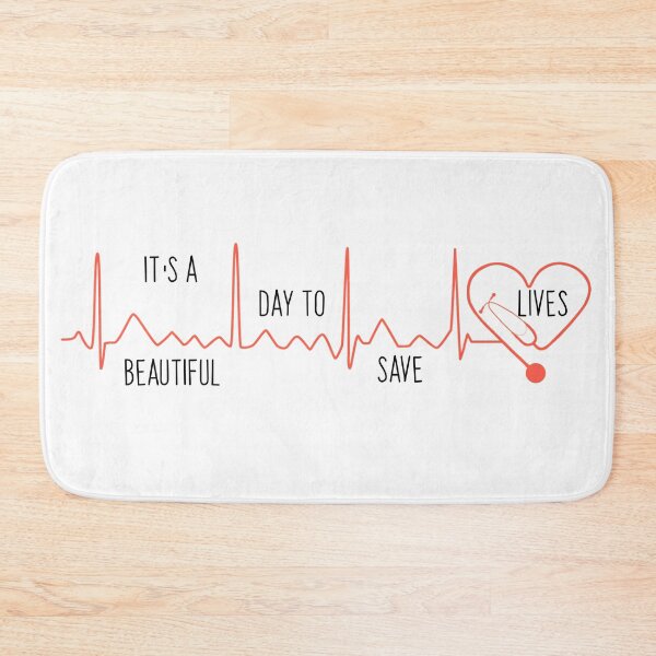 Item preview, It's a Beautiful Day to Save Lives -Grey's Quote designed and sold by KikkaT.