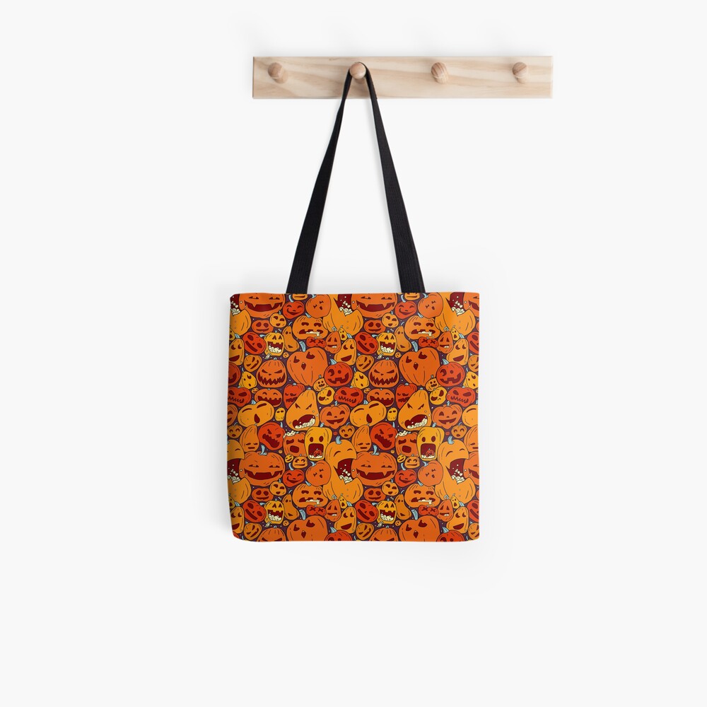 Pumpkin Halloween Pattern Tote Bag