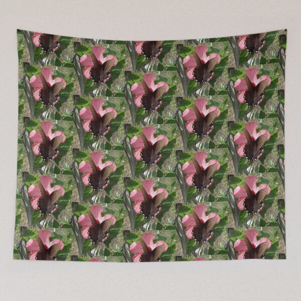 Item preview, Large Butterfly on Hibiscus Flower by Orikall designed and sold by HippieWorks.
