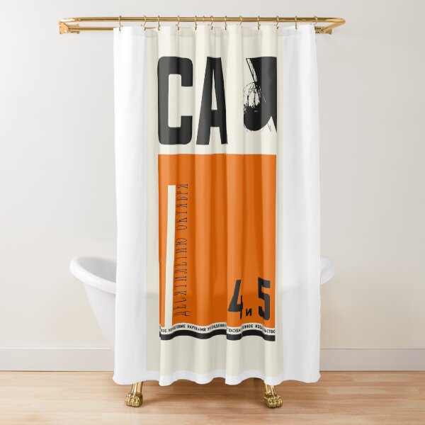 Constructivism#10 Shower Curtain
