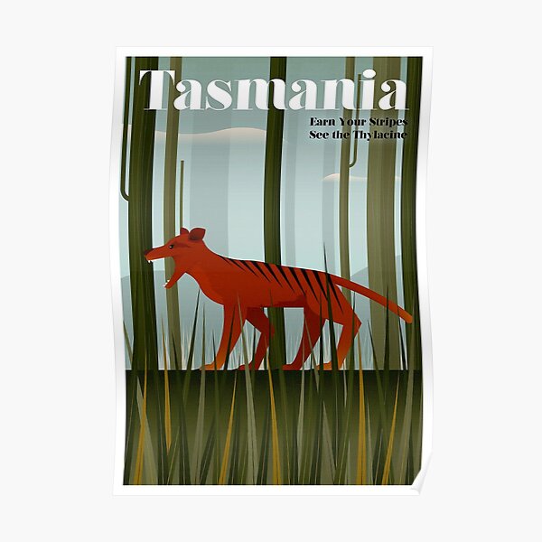 TASMANIA; Vintage Travel and Tourism Advertising Print Poster
