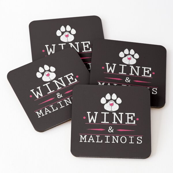 Item preview, Wine and Malinois dog paw gift designed and sold by torlei565.