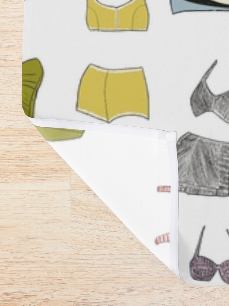 Alternate view of Vintage Bathing Suits Shower Curtain