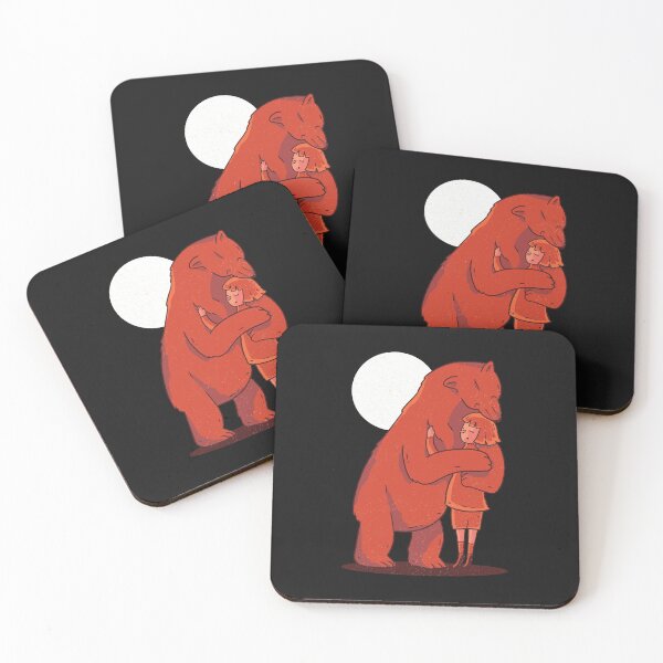 Item preview, Girl, bear, hug designed and sold by DerSenat.