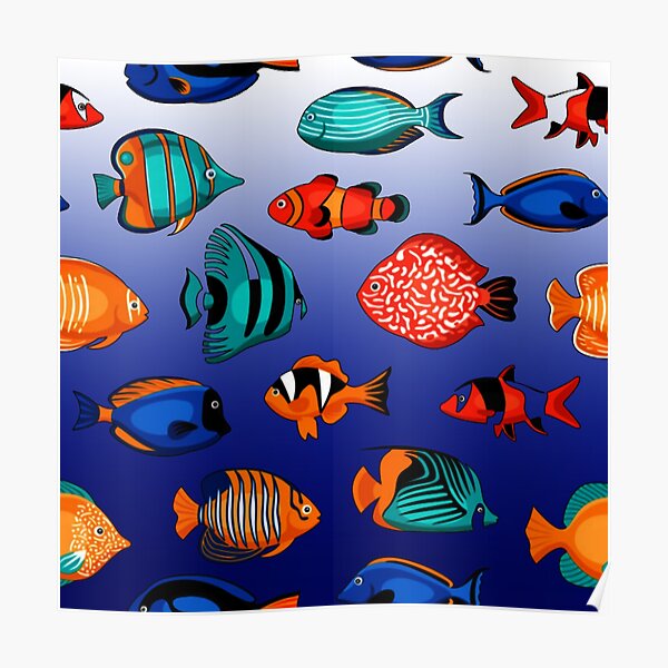 Tropical fish Poster