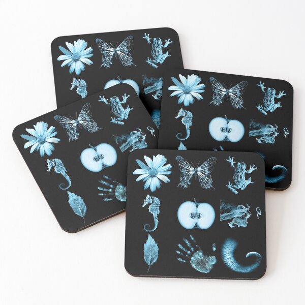 All nine glyphs of Fringe Coasters (Set of 4)