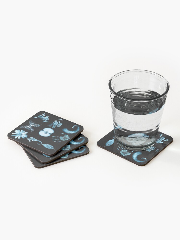 Alternate view of All nine glyphs of Fringe Coasters (Set of 4)