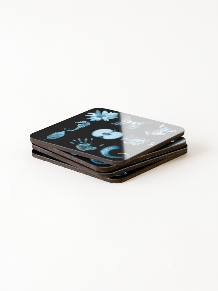Alternate view of All nine glyphs of Fringe Coasters (Set of 4)