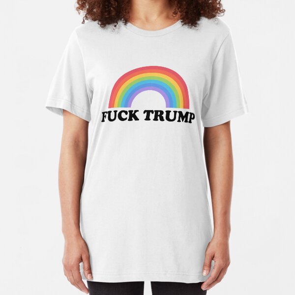 FUCK TRUMP Slim Fit T-Shirt