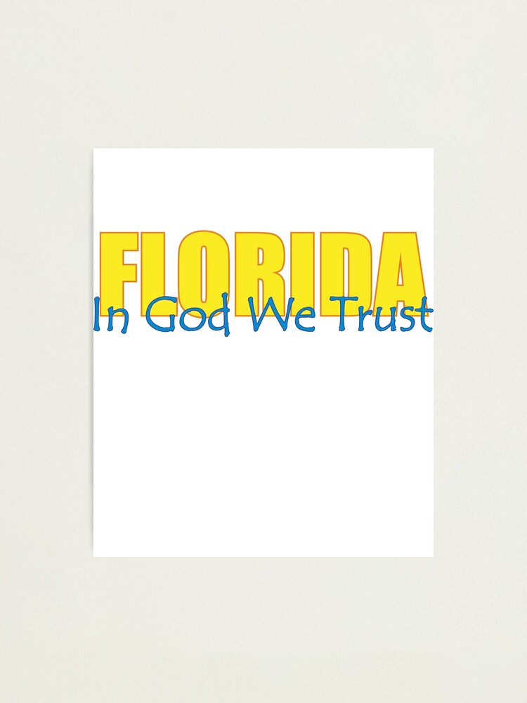 God Trust Florida Stripes Baby Onesie