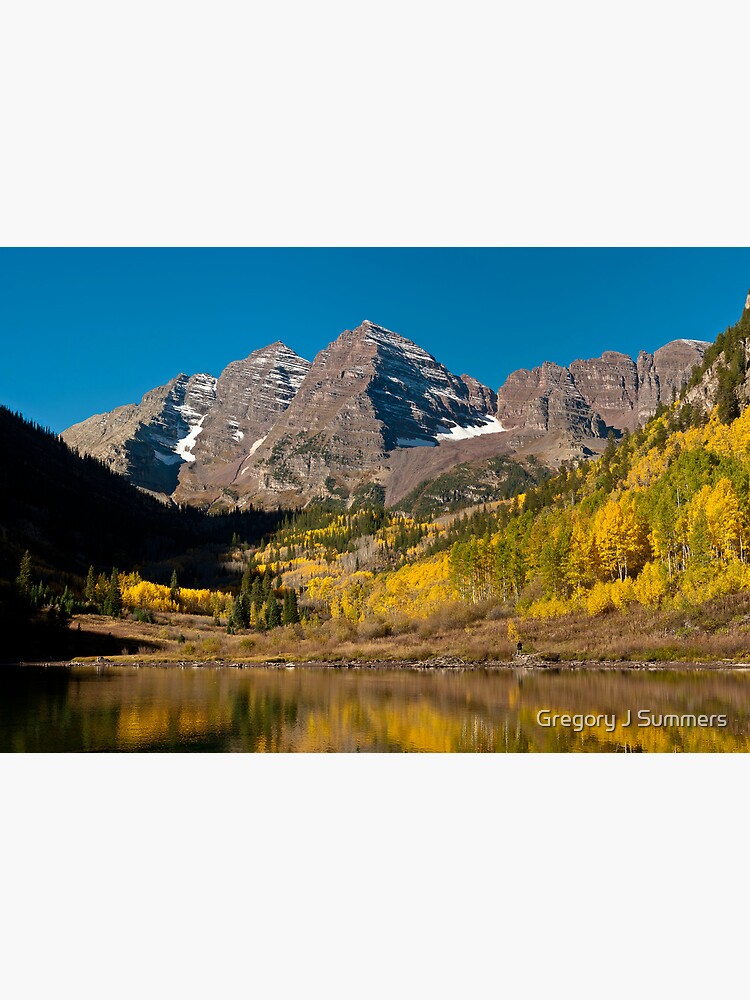 The Maroon Bells In Fall by nikongreg