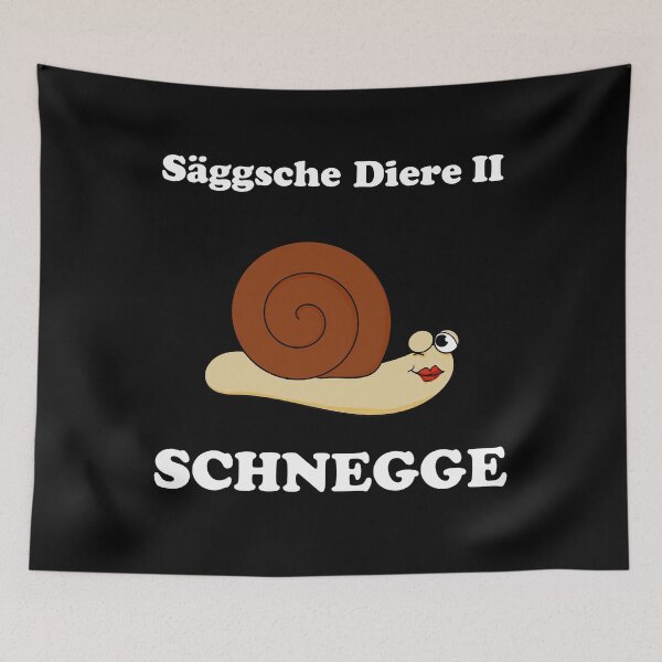 Item preview, Saxon animals - The snail Schnegge designed and sold by shirts4people.